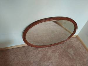 Antique Oval Mirror