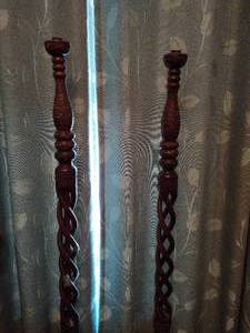 Two Hand Carve Floor Lamp Bases from Pakistan