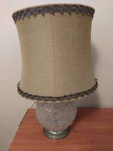 Vintage Lamp with Frosted Glass