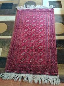 Vintage Hand Woven Rug from Afghanistan