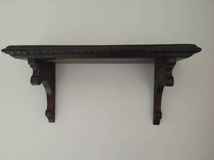 Antique Hand Carved Wall Shelf from Italy