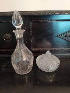 Three Pieces of Crystal or Glass Items