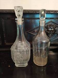 Two Vintage Decanters