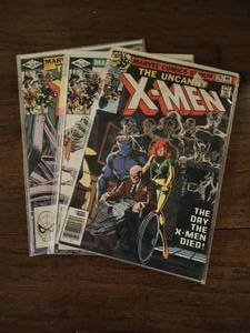 Three X-Men Comic Books