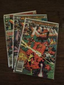 Three X-Men Comic Books