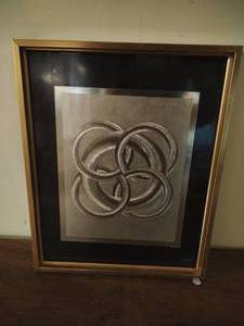 Framed Metallic Wall Art
