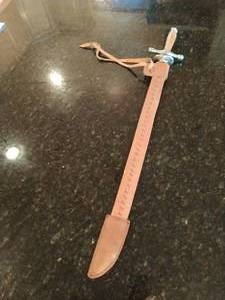 Sword with Wood Handle
