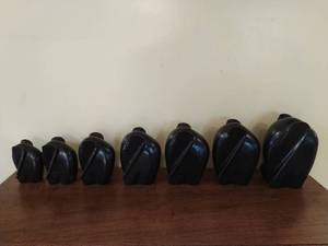 Collection of Onyx Elephants