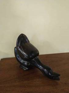 Large Onyx Goose Sculpture