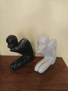 Pair of Onyx Sculptures