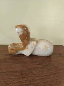 Small Onyx Hippo Sculpture