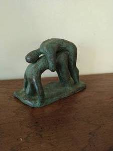 Geles Cabrera Bronze Erotic Sculpture