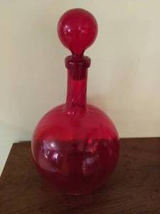 Hand Blown Glass Decanter