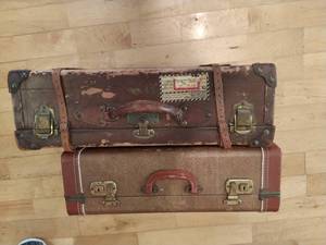 Two Vintage Suitcases