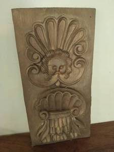 Hand Carved Wood Wall Hanging