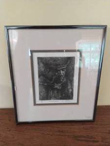 Framed Lithograph of Jimi Hendrix Experienced