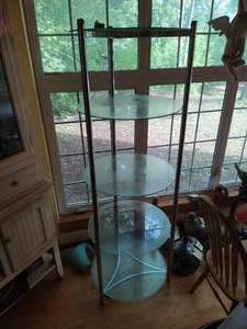 Metal and Glass Shelf
