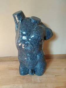 Male Torso Statue Bust