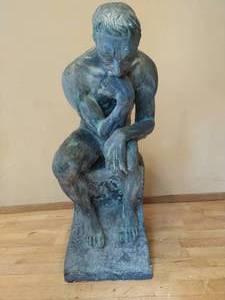 Large The Thinker By Rodin