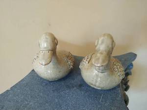 Pair Of Duck Figurines