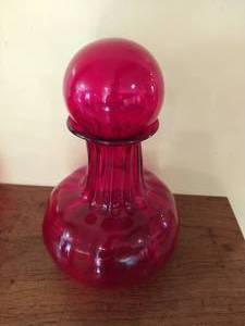 Hand Blown Glass Decanter