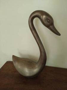 Large Brass Goose