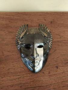 Black and Silver Mask