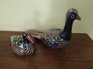 Two Ceramic Bird Figurines