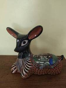 Ceramic Fawn Figurine