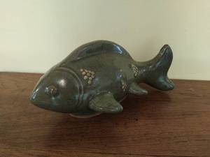 Ceramic Fish Figurine
