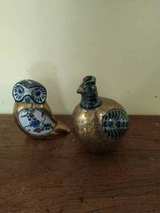 Two Bird Figurines