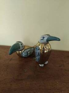 Two Bird Figurines