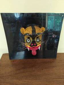 Hand Painted Mask on Board