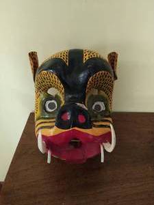 Large Hand Painted Mask