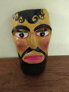 Hand Painted Wood Mask
