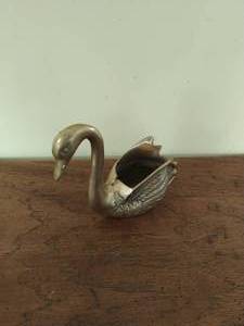 Brass Swan Figurine