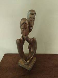 Ceramic Couple Sculpture