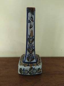 Square Hand Painted Ceramic Vase