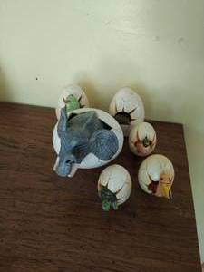 Six Animal Egg Figurines from Mexico