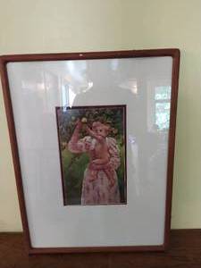 Framed Print of Picking Fruit