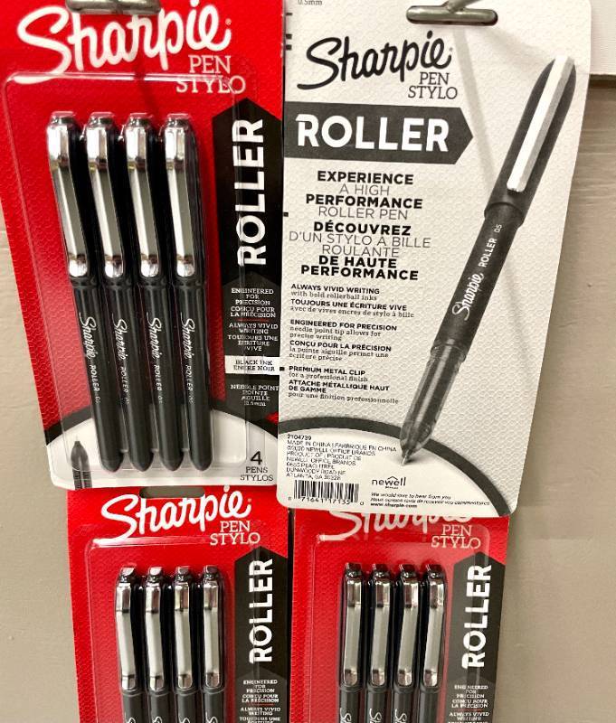 4 Packs of Sharpie Fine Point Pens
