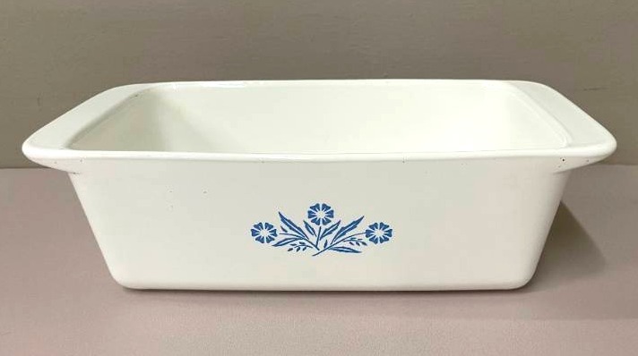 Vintage Corning Ware Blue Cornflower Bread Meatloaf Pan P-315
