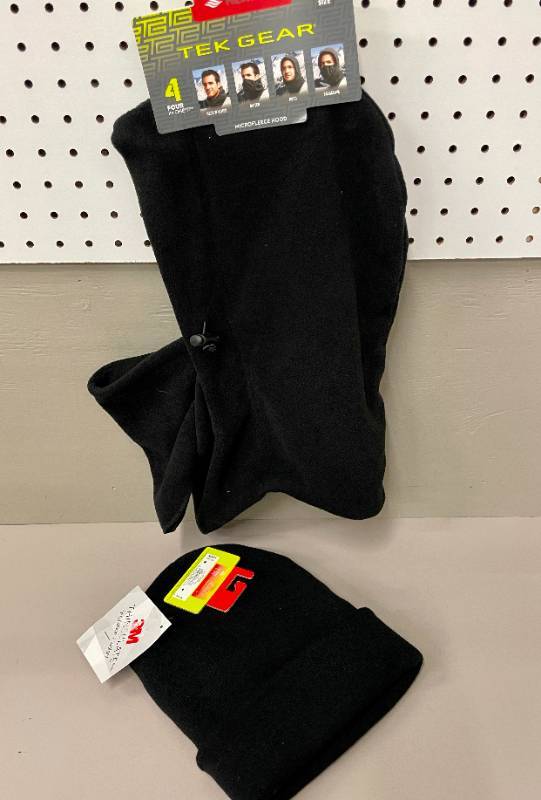 HeatTek Mens Winter Hat and Microfleece GaiterNeck Warmer