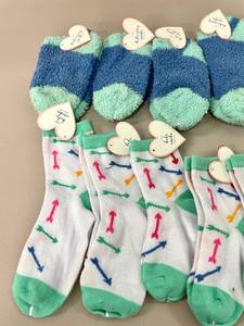 Lot of 15 Youth Socks-Various Sizes