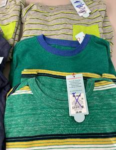 Lot of 6 Boys Long Sleeve Shirts Size XS 4-5
