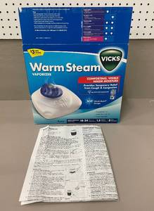 Vicks Warm Steam Room Vaporizer Humidifier
