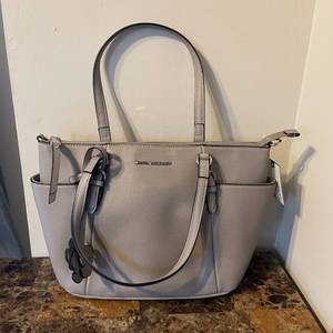 Dana Buchman Bella Gray Tote Shoulder Bag Purse.&nbsp