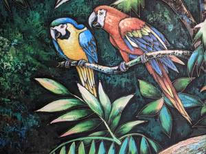 lot 257 image: Marvelous Macaw Print