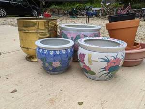 lot 375 image: Lot of Plants & Other Garden Decor