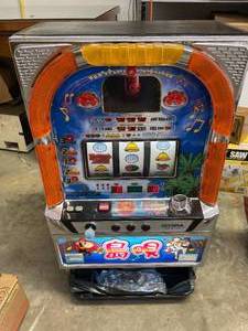 lot 266 image: Olympia Excellence Model Token Operated Slot Machine (Pachislo)
